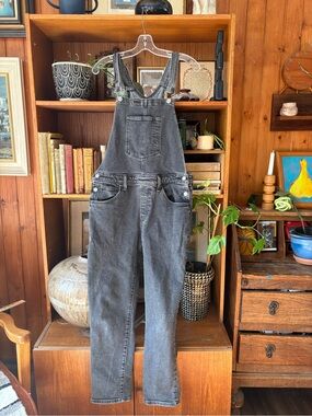 Levi's Women's Black Washed Denim Overalls